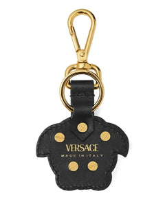 Medusa Head leather keyring