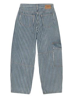 striped jeans