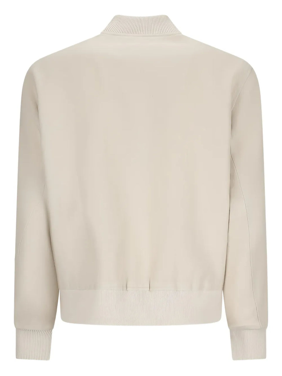 zip-fastening flap-pocket jacket