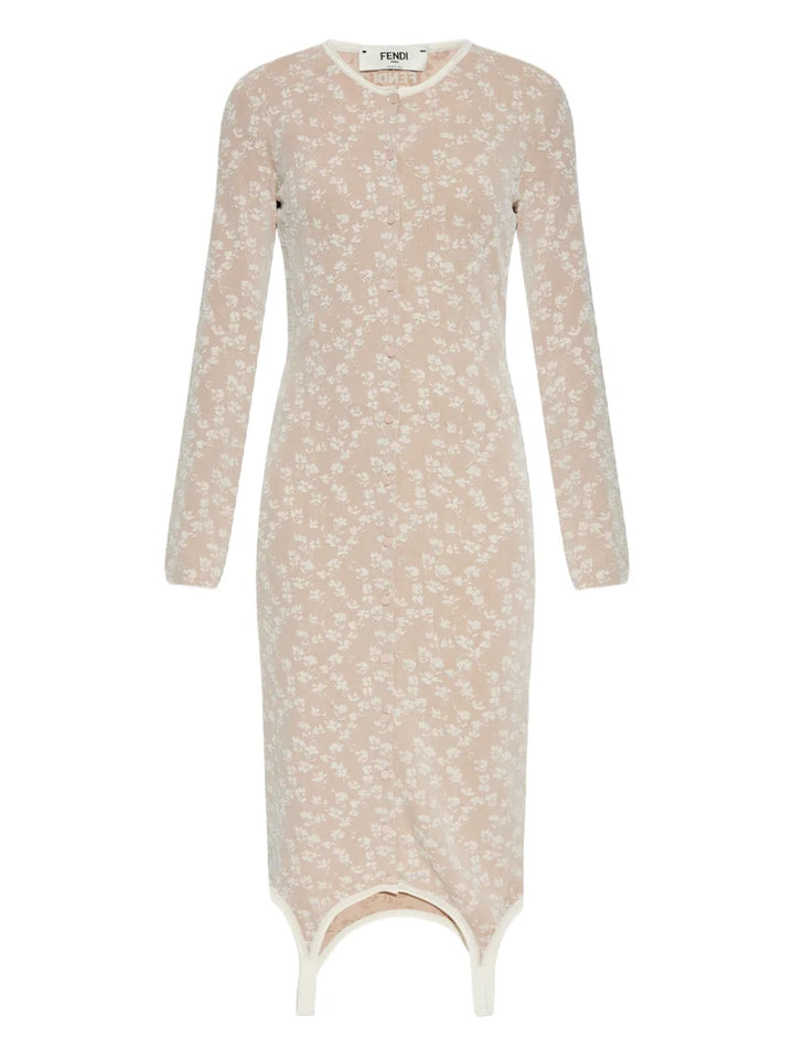floral-motif dress