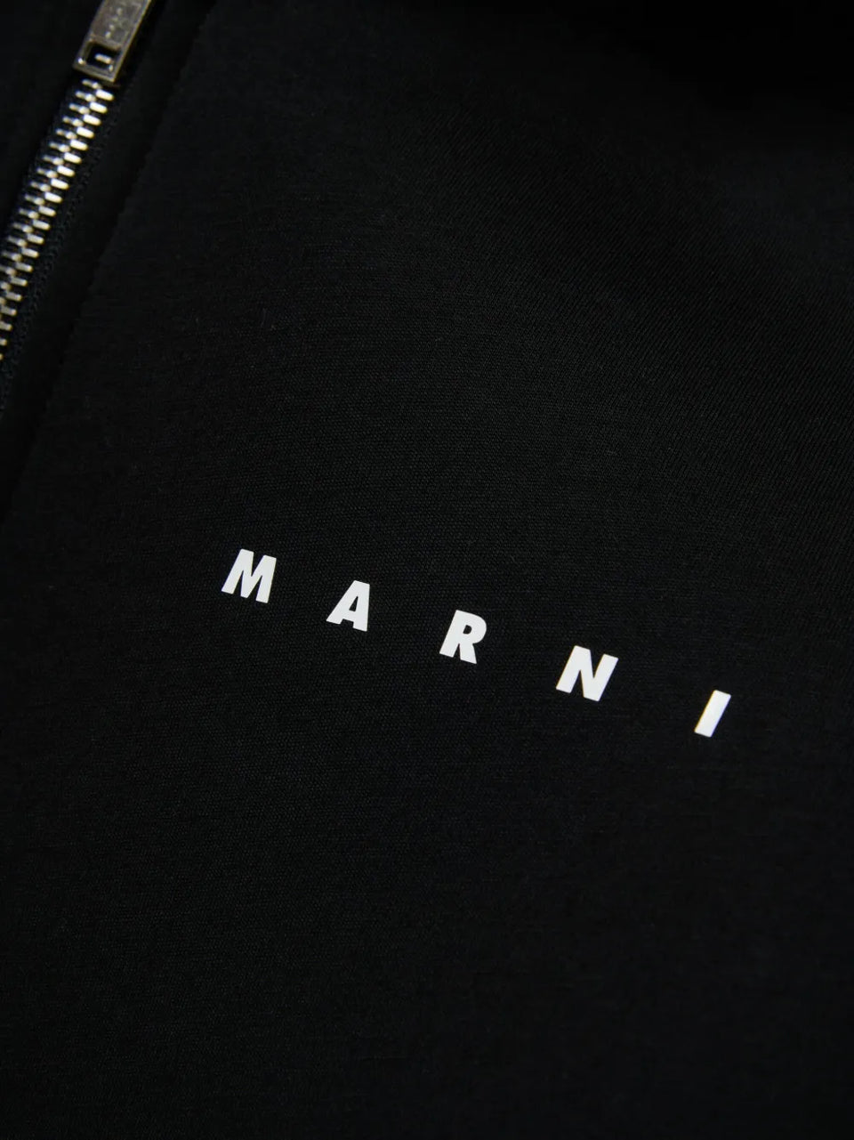 logo print hooded jacket