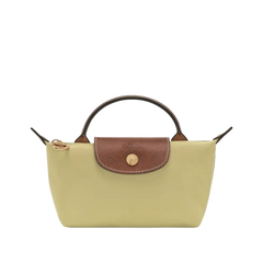 Longchamp Le Pliage Original Pouch with handle Pistachio - Recycled canvas