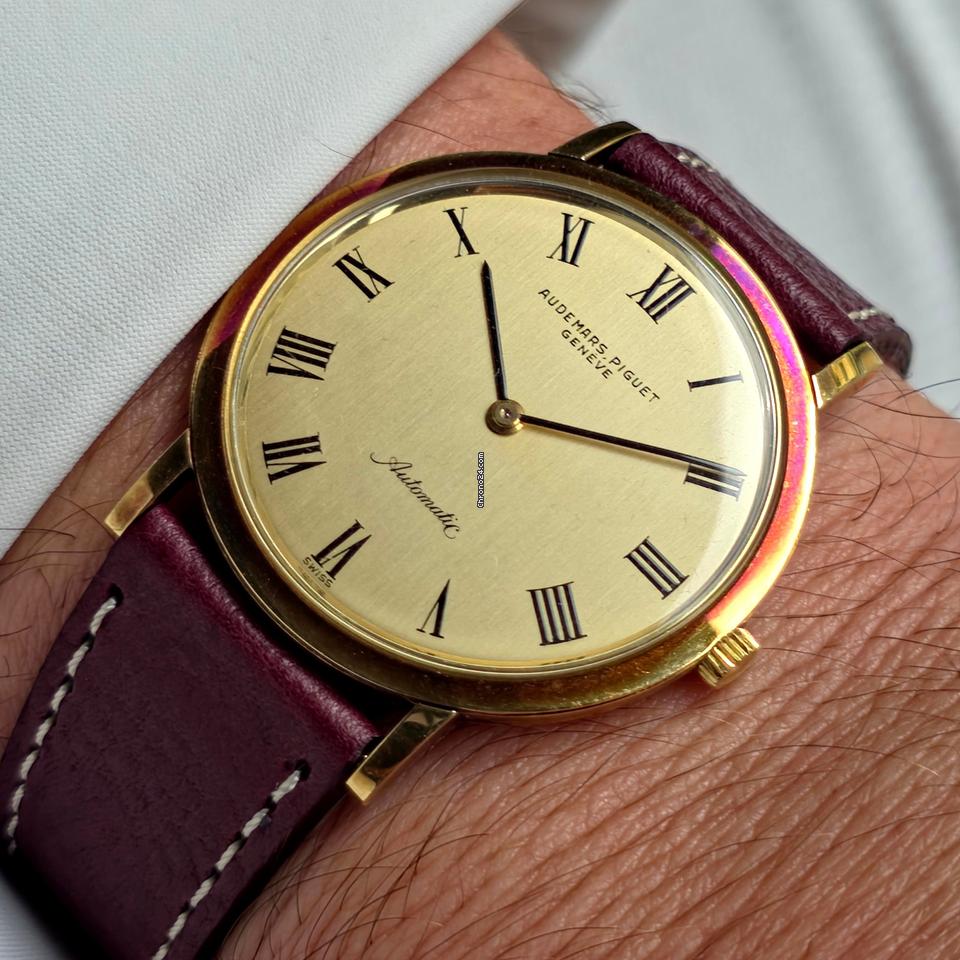 Audemars Piguet Automatic K2120 JUMBO Gold 18kt Patrimony Ultra Thin NEW OLD STOCK