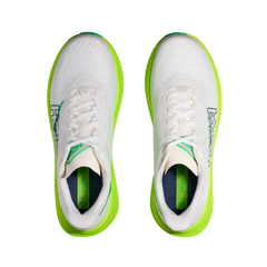 Hoka Mach 6 White/Neon Lime