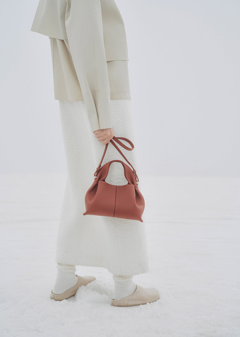 Polene Numero Neuf Mini Textured Red Clay
