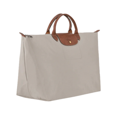 Longchamp Le Pliage Original M Handbag Pebble - Recycled canvas