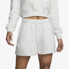 Nike MID-RISE FLEECE SHORTS { SUMMIT WHITE/PHOTON DUST/SUMMIT WHITE