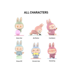 Pop Mart Labubu The Monsters Lazy Yoga Series Figures Sealed Case