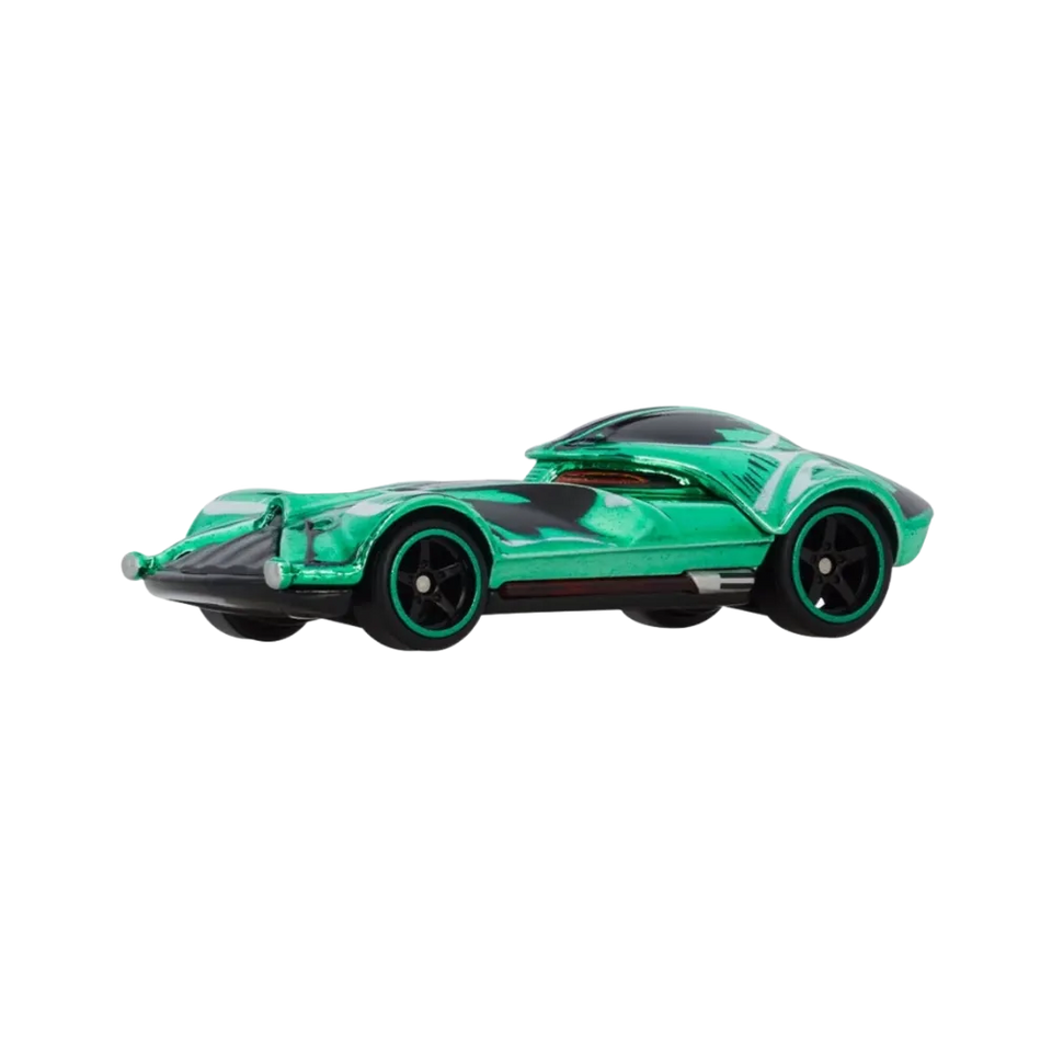 Hot Wheels Star Wars Green Darth Vader Character Car Comic Cover SDCC Exclusive Green