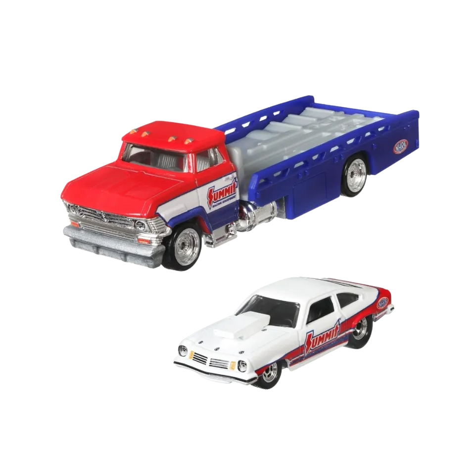 Hot Wheels Car Culture Team Transport '74 Chevrolet Vega Pro Stock & Horizon Hauler 2-Pack