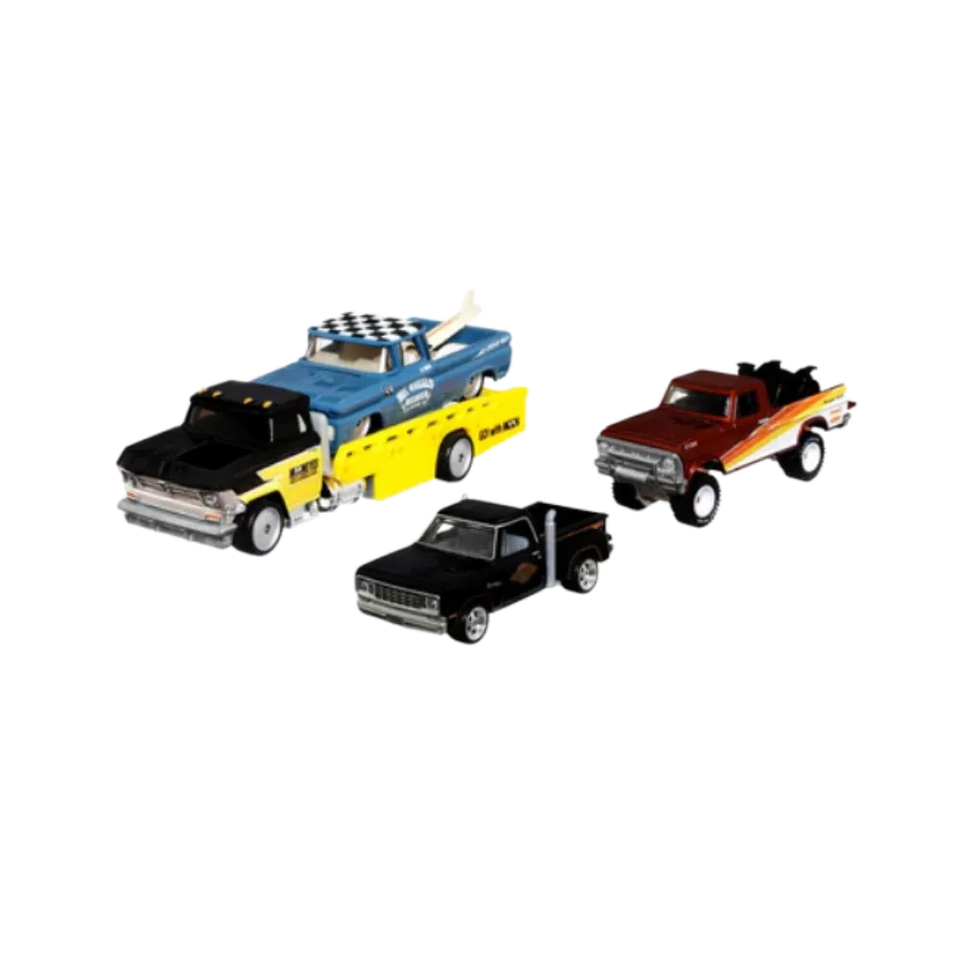 Hot Wheels Premium Horizon Hauler 1978 Dodge Custom '62 Pickup Set