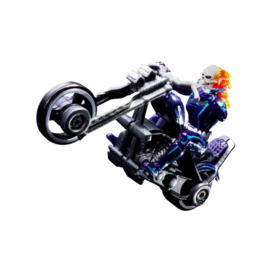 Hot Wheels Marvel Ghost Rider Motorcycle & Figure Collectible 2022 SDCC Exclusive
