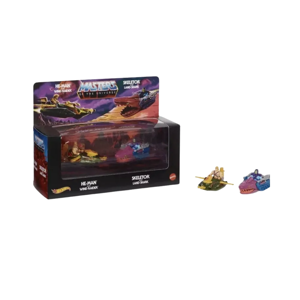 Hot Wheels Masters Of The Universe Wind Raider V.S. Land Shark SDCC Exclusive