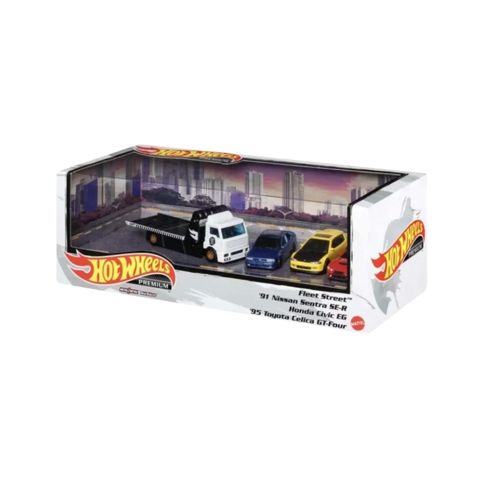 Hot Wheels Premium Display Diecast Collection 4-Pack 1:64