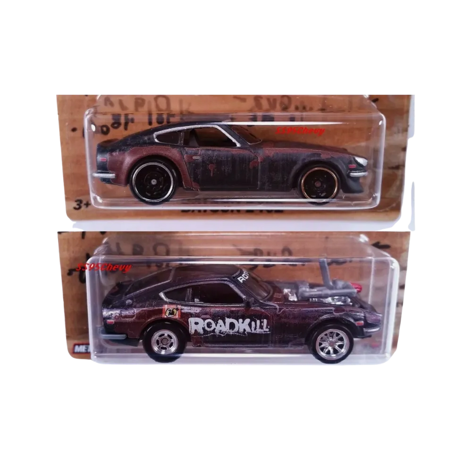 Hot Wheels Motortrend Roadkill Rotsun Custom '71 & Datsun 240Z Set
