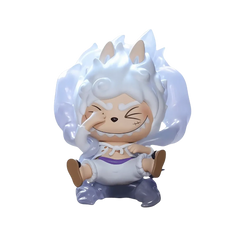 Pop Mart Labubu The Monsters x One Piece Series Monkey.D.Luffy Gear 5 (Secret Edition) Figure