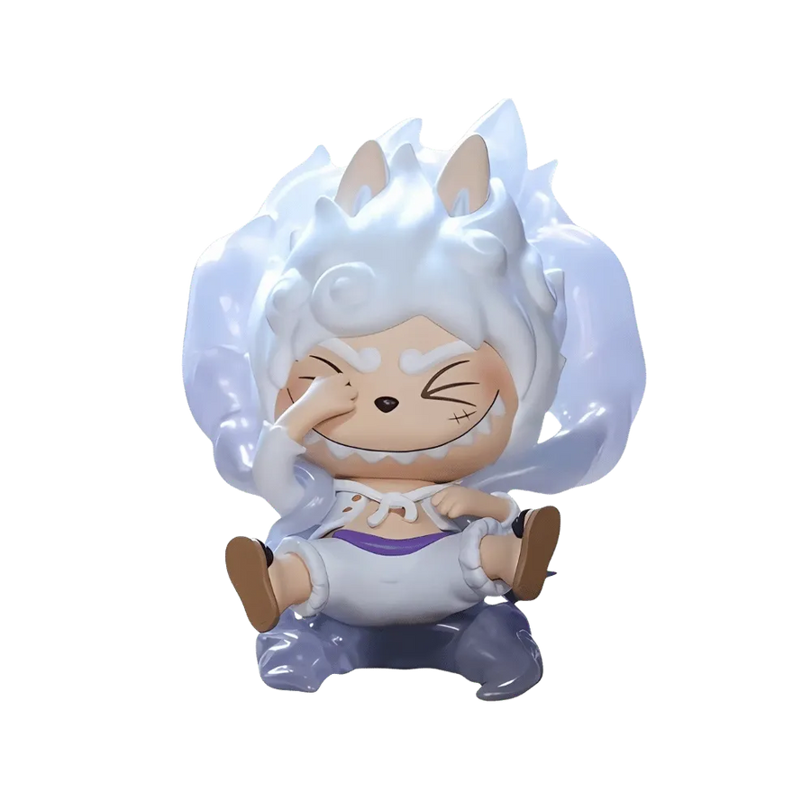 Pop Mart Labubu The Monsters x One Piece Series Monkey.D.Luffy Gear 5 (Secret Edition) Figure