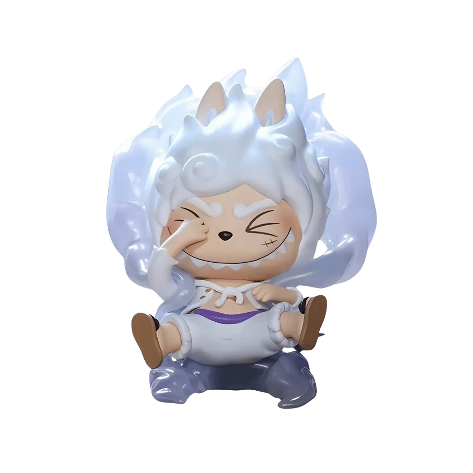 Pop Mart Labubu The Monsters x One Piece Series Monkey.D.Luffy Gear 5 (Secret Edition) Figure