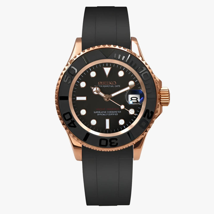 Seikomariner Rose Gold - Black