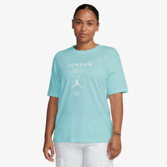 JORDAN GIRLFRIEND T-SHIRT { LIGHT DEW/WHITE