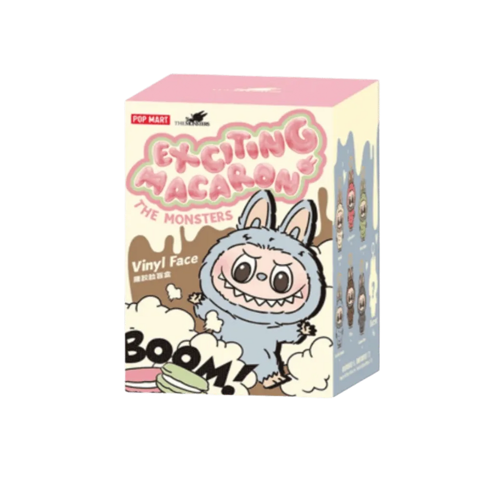 Pop Mart Labubu The Monsters Tasty Macarons Vinyl Face Sealed Case (6 Blind Boxes)