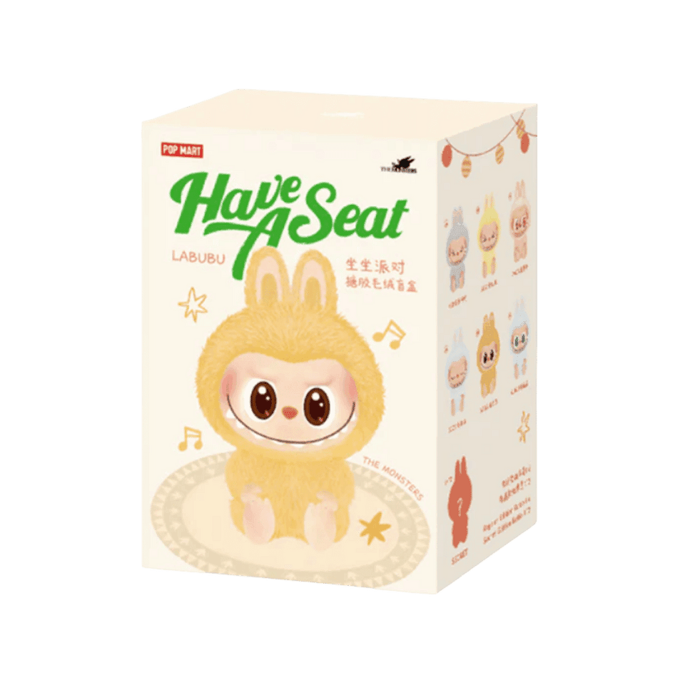 Pop Mart Labubu The Monsters Have a Seat Vinyl Plush Sealed Case (6 Blind Boxes)
