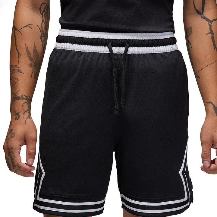Nike Sports Dri-FIT Mesh Diamond Shorts 'Black White'