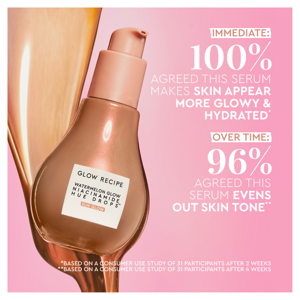 Watermelon Glow Niacinamide Hue Drops - Sun Glow