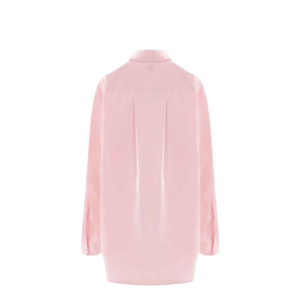 Oversized Shirt in Cotton Poplin