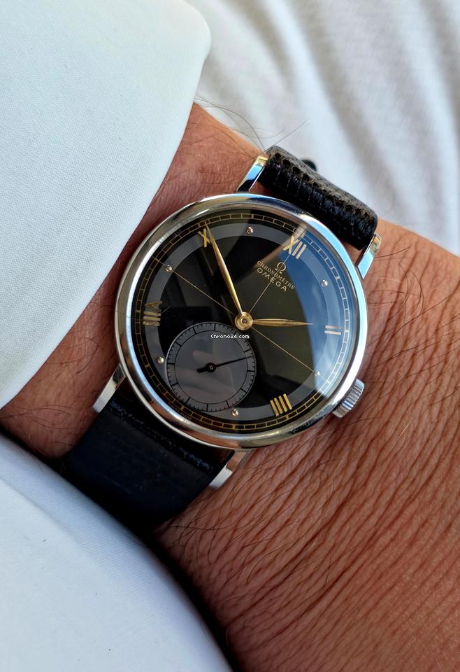 Omega Jumbo CK2366 Kal 30 T2 RG Military Chronomètre 1944 Black Dial RARE WWW DIRTY DOZEN