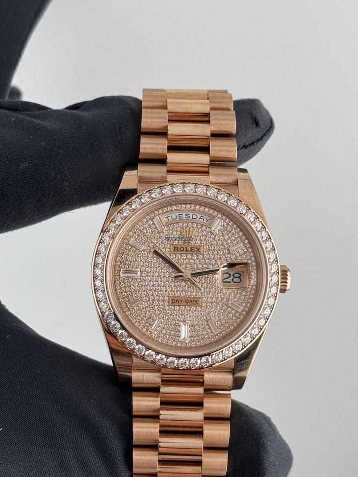 Rolex | Day-Date | 228345RBR | Rose gold | 40 x 48 mm | Rose gold | Gold (solid) | Automatic