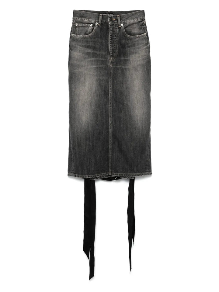 lace-up skirt