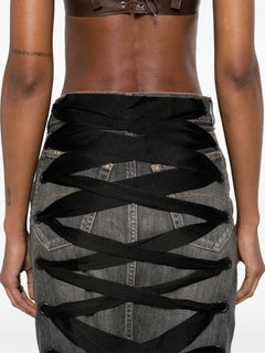 lace-up skirt