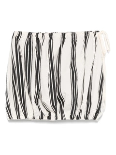 striped mini skirt