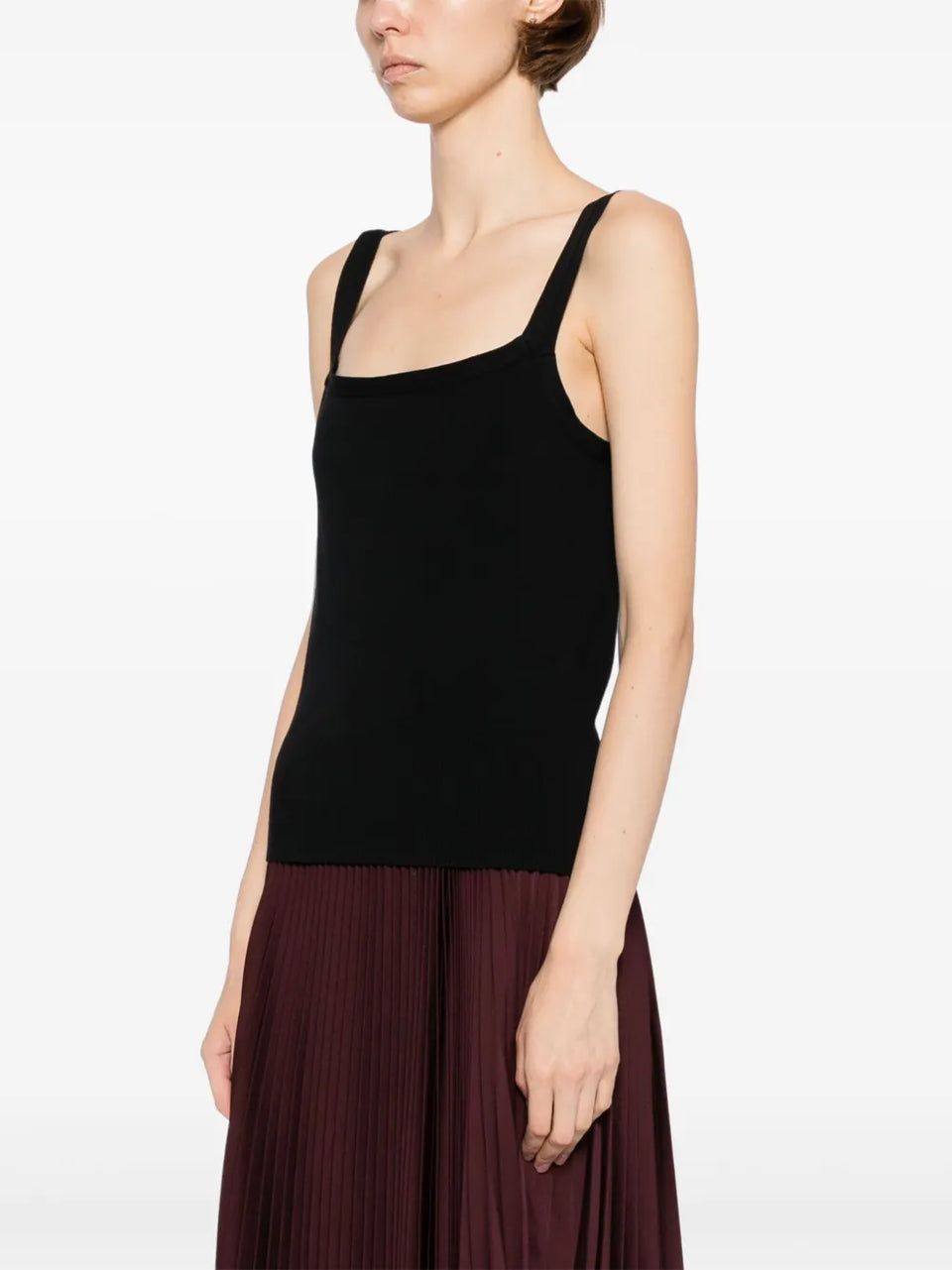fine-knit top