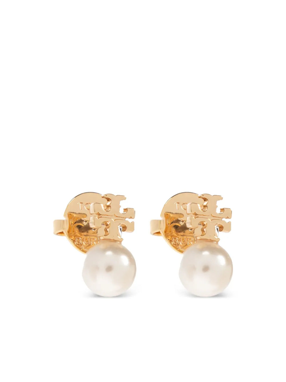 Pearl stud earrings