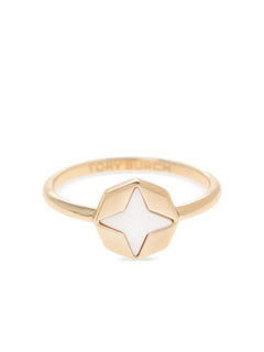 charm-embellished ring (set of three)