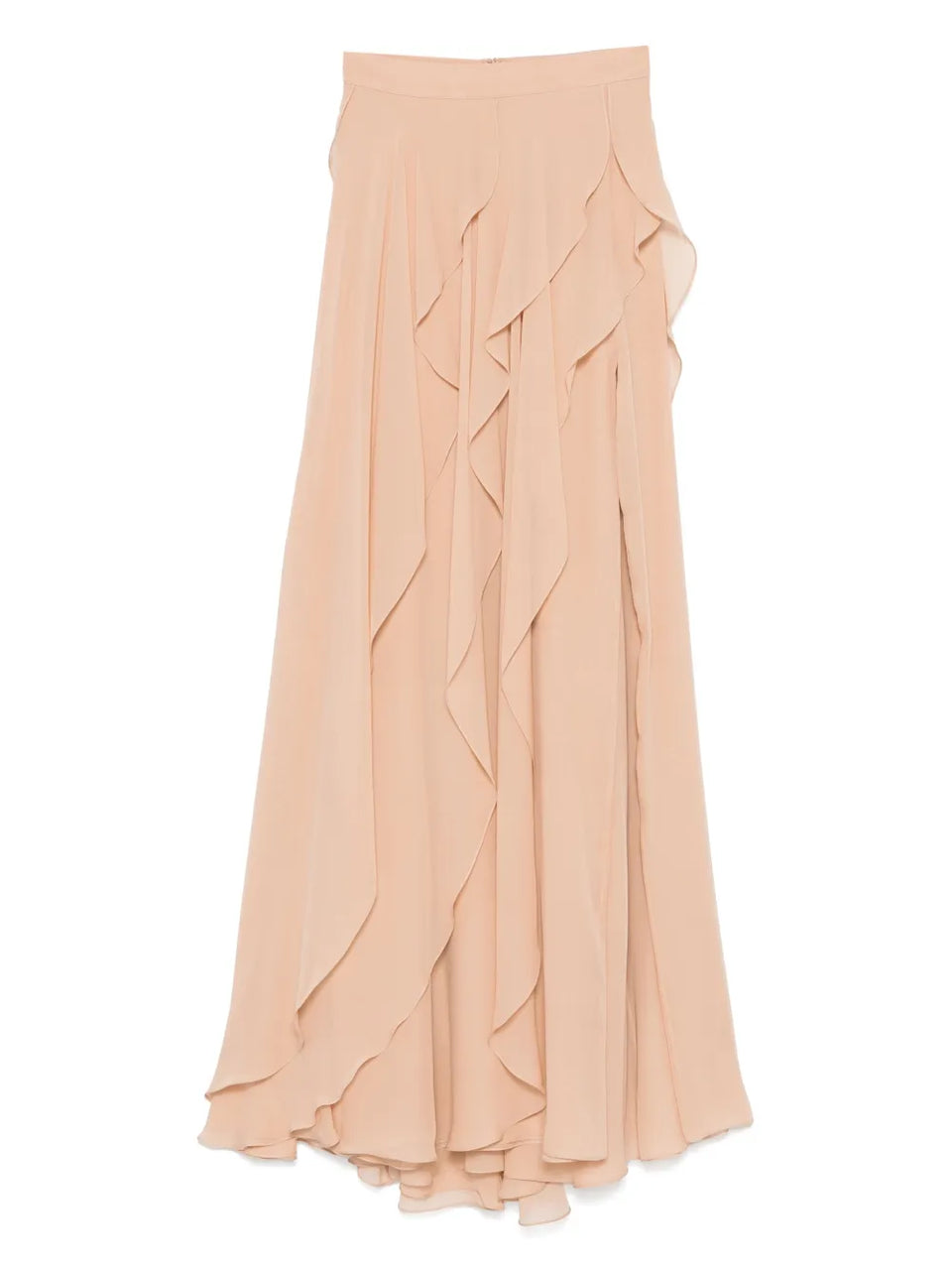 Silk Midi Skirt