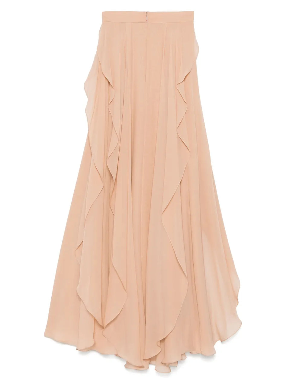 Silk Midi Skirt