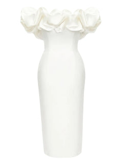 Meringue midi dress