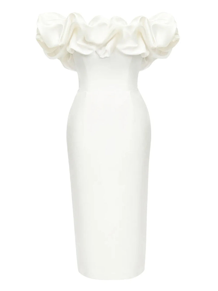 Meringue midi dress