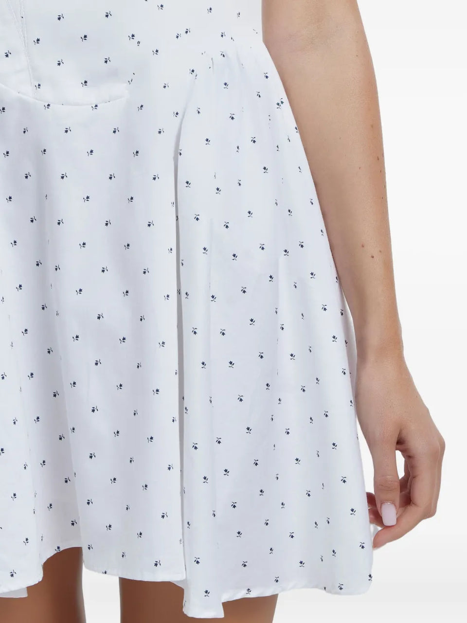 Tuck corset mini dress