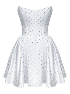 Tuck corset mini dress