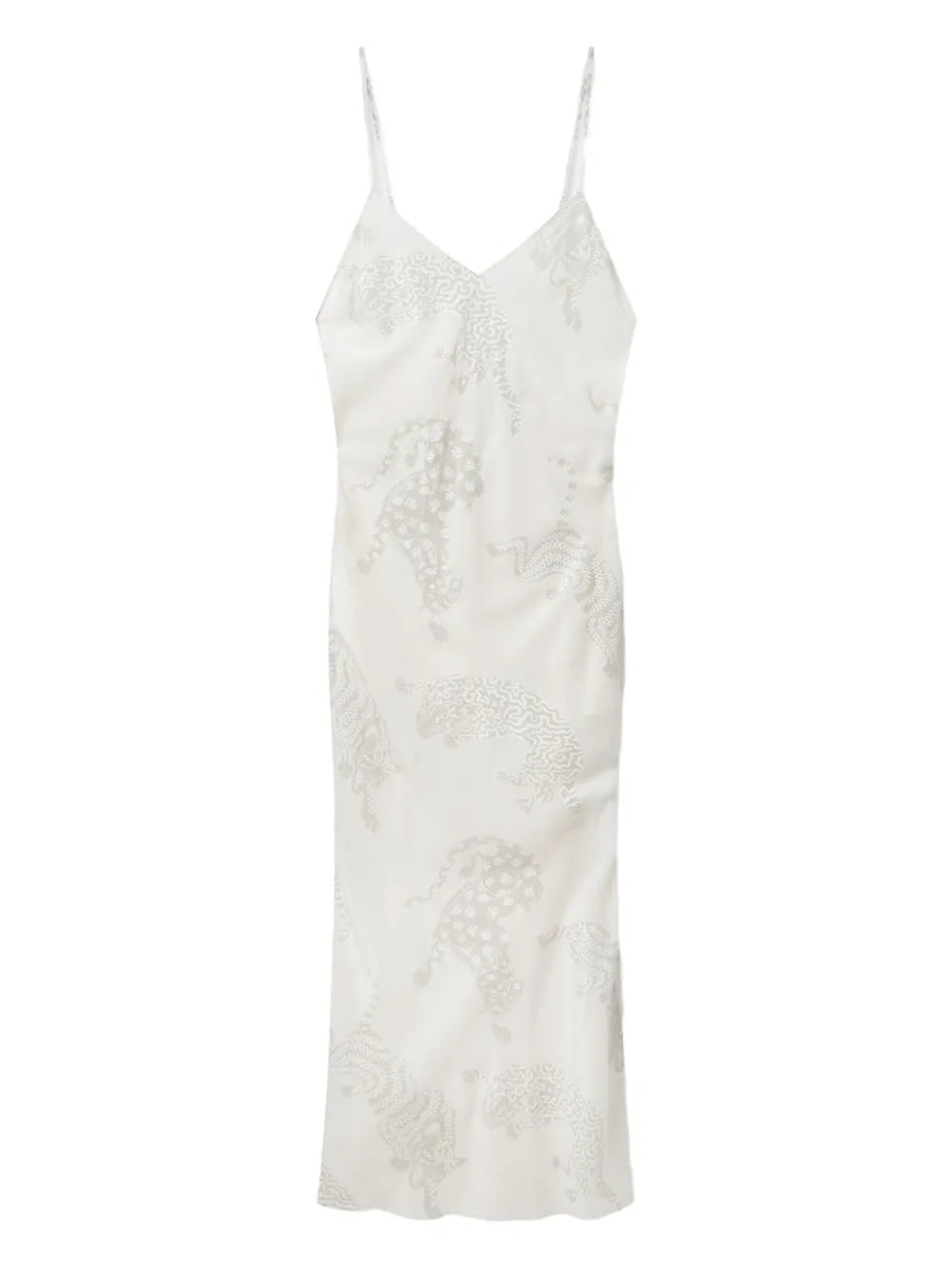 leopard-pattern sleeveless dress
