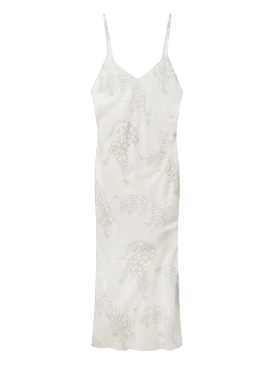 leopard-pattern sleeveless dress