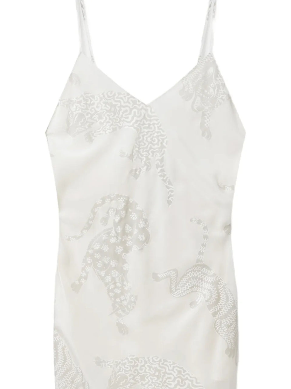 leopard-pattern sleeveless dress