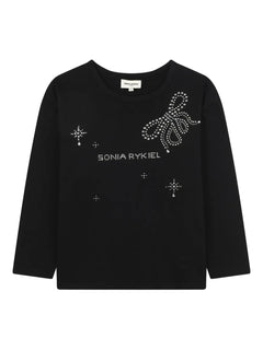 crystal-embellished logo T-Shirt
