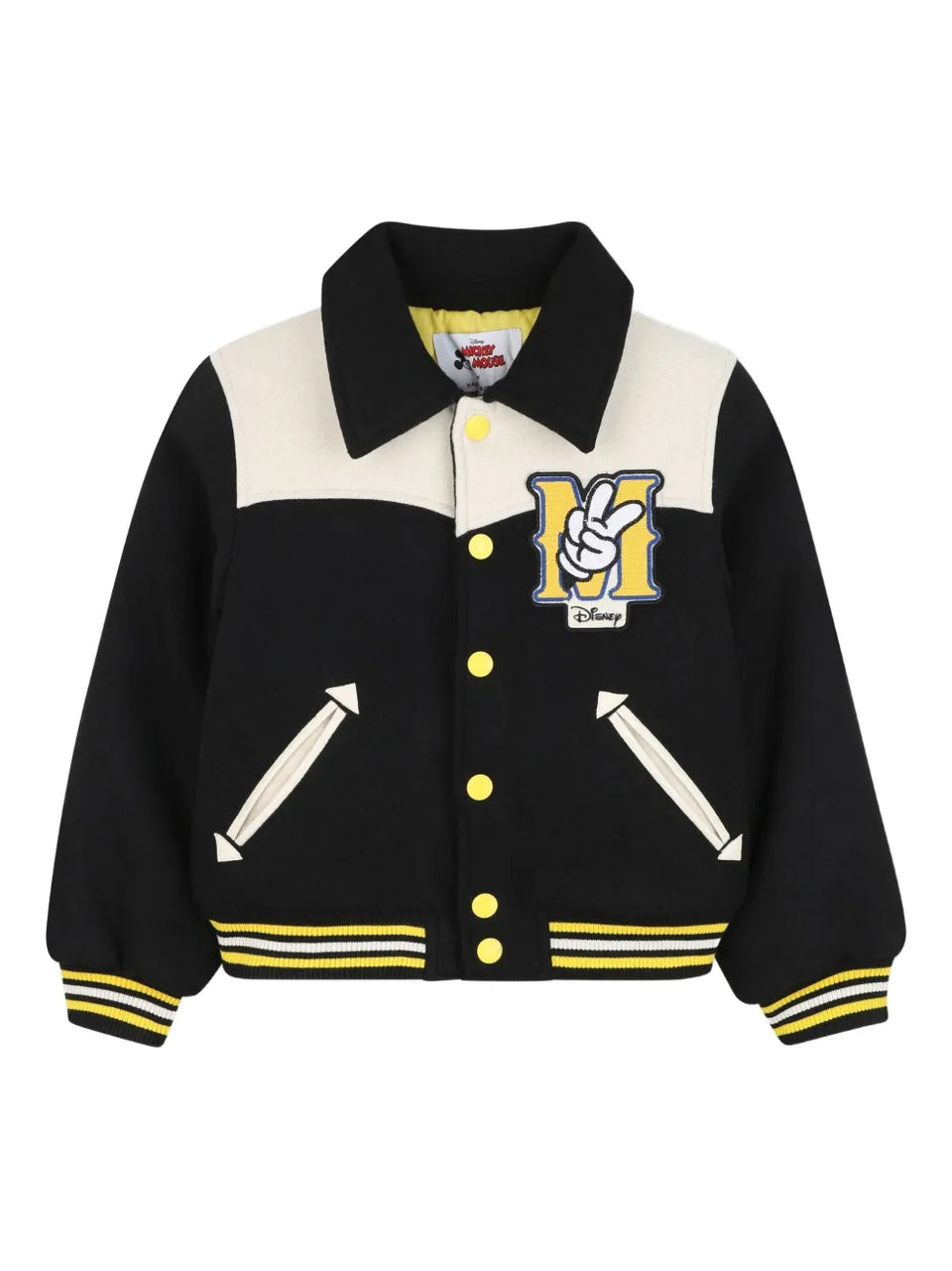 x Mickey Mouse logo-embroidered bomber jacket