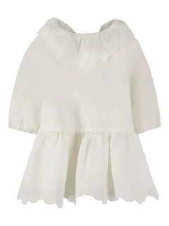 ruffled collar dress