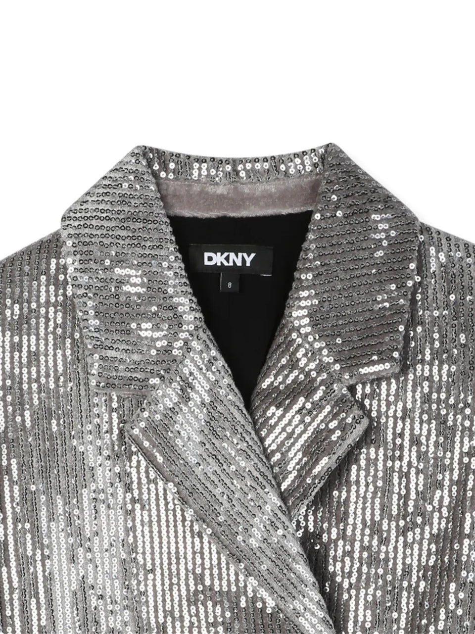 sequin-embellished double-breasted jacket